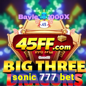 sonic 777 bet